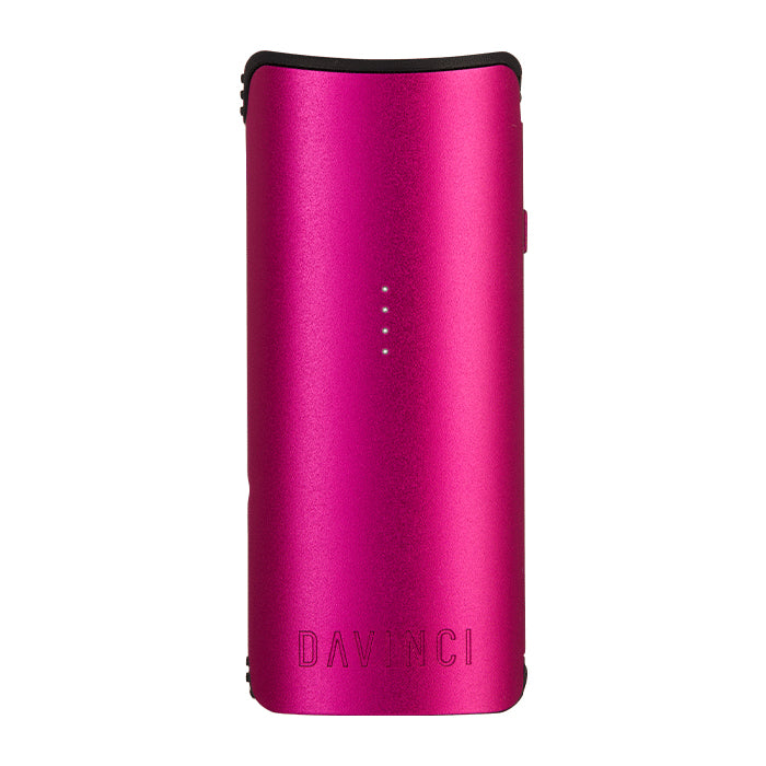 Pink Miqro-C vaporizer against a white background.
