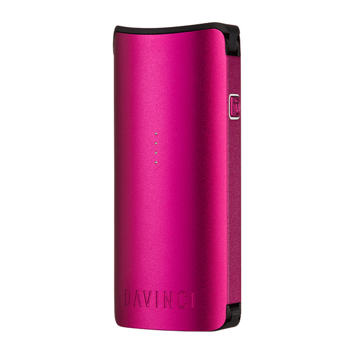 Pink Miqro-C vaporizer against a white background.