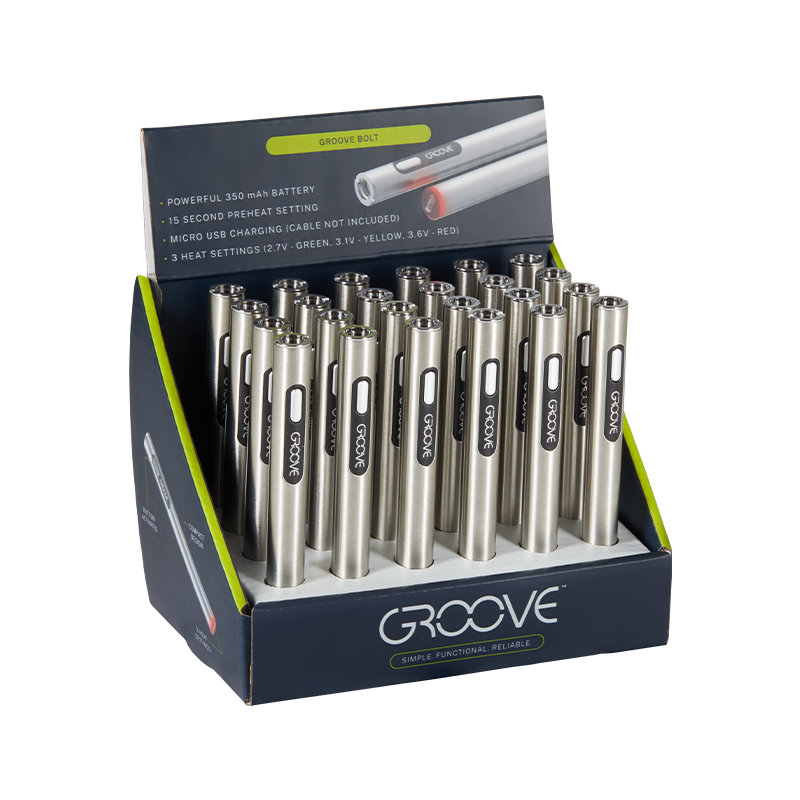 Groove Bolt 510 Batteries | Evertree Wholesale Groove Bolt 510 Batteries | Evertree Wholesale