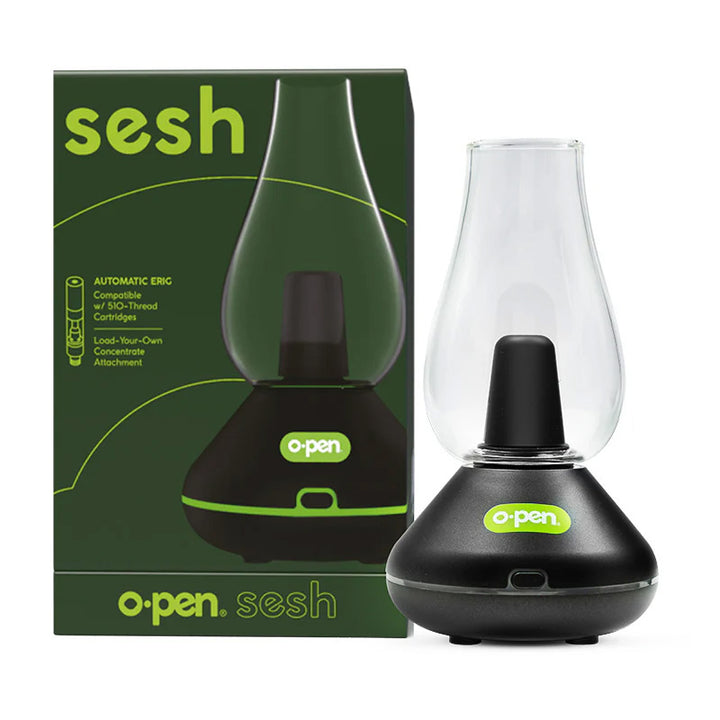 O.pen 510 vaporizer Black beside box