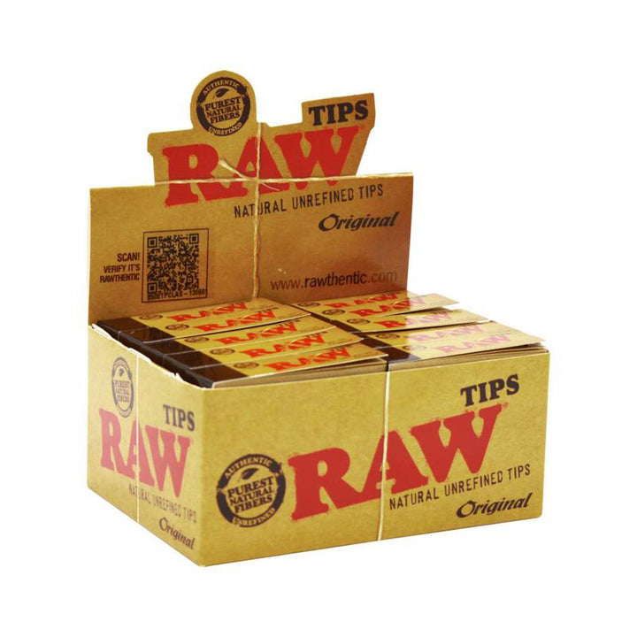 RAW Regular Slim Tips | Wholesale Box of 24 Packs – Evertree Wholesale