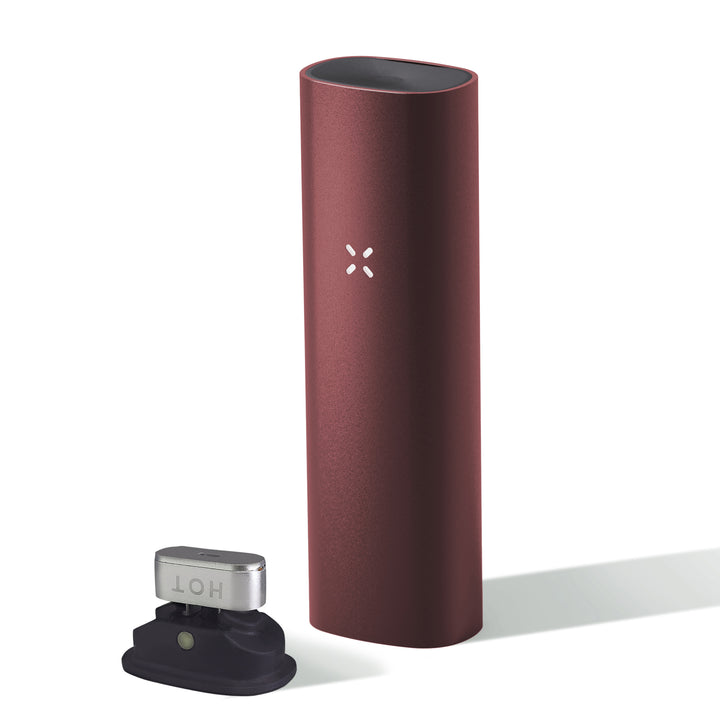 Burgundy Pax 3 Vape with Concentrate insert.