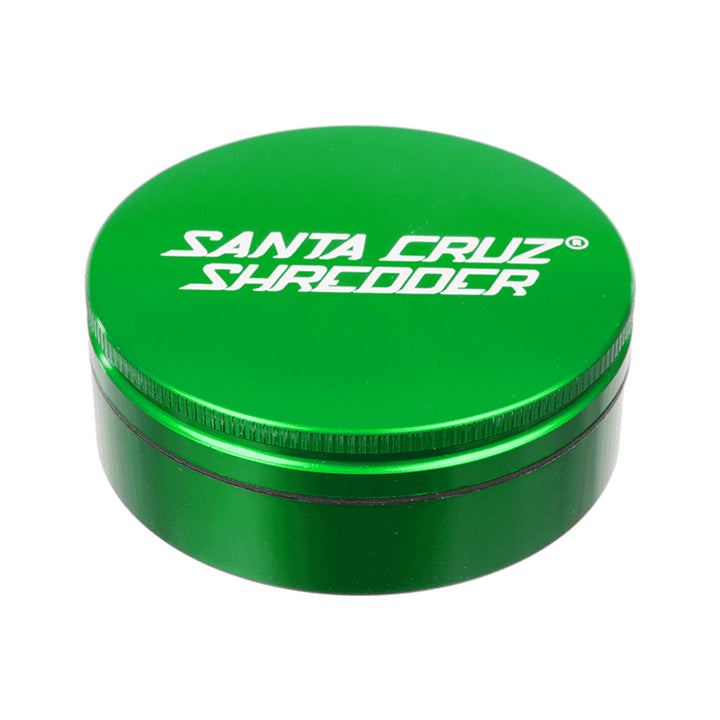 The Large 2 Piece grinder by Santa Cruz Shredder in Green.