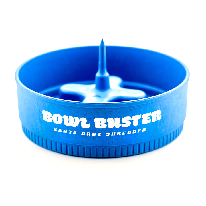 Blue Bowl Buster against white background.
