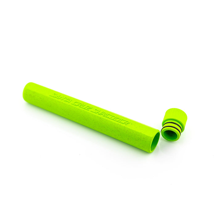 The Lime J-Tube with lid off.
