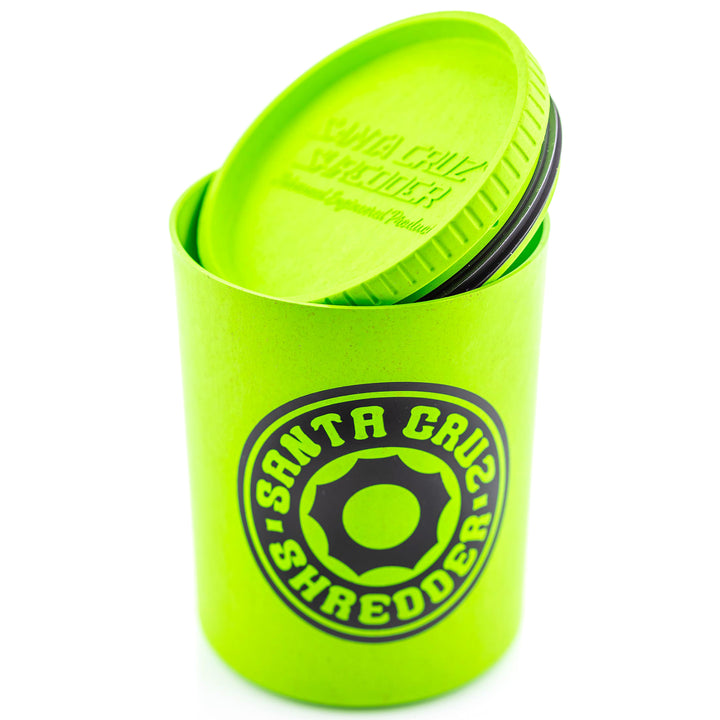 The Lime Bowl Buster with lid half open.