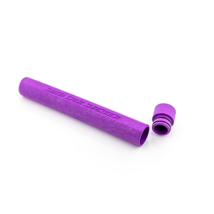 The Purple J-Tube with lid off.